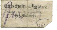Posen 1/2 Mk. Samter, -