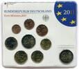 Deutschland 5 x 1 Cent - 2 Euro ~ kompletter Kursmünzensatz ADFGJ ~ -