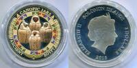 Solomon Islands 2 Dollars ~ Antikes Ägypten - Farbmünze ~ -