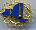 Freimaurer Abzeichen ~ Logo mit G + Säule ~ -