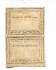 Frankreich, 2x2 Sous Billet de Confinance-Montfort, -