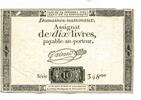 Frankreich, 10 Livres Assignat, -