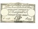 Frankreich, 25 Sols Assignat, -