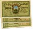 Dän.Nord-Schleswig 3x50 Pfg. Tondern, -