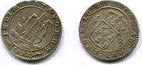 Niederländisch Indien, 1/2 Gulden Batavische Republik 1795-1806, -