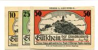 Thüringen 10 Pfg. 25 Pfg. 50 Pfg. Kahla, -