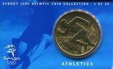 Australien 5 Dollars ~ Coin Card - Athletics ~ -