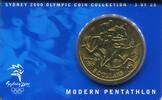 Australien 5 Dollars ~ Coin Card - Pentathlon ~ -