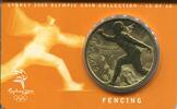 Australien 5 Dollars ~ Coin Card - Fencing ~ -