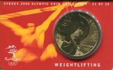 Australien 5 Dollars ~ Coin Card - Weightlifting ~ -