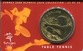 Australien 5 Dollars ~ Coin Card - Table Tennis ~ -