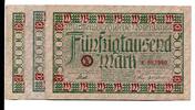 Württemberg 3x5 T. Mk. Stuttgart, -