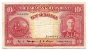 Bahamas, 10 Shillings The Bahams Government, -