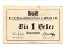 Österreich 1 Heller Aschach, -