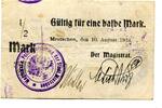 Posen 1/2 Mark Mrotschen, -