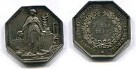 Frankreich Silber Medaille Prämie der Kreditanstalt für Industrie und Handel, -