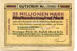 Niedersachsen 25 Mio. Mark St. Andreasberg-Waldhausen, -