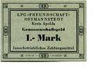 DDR 1 Mark Ossmannstedt, -