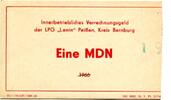 DDR 1 Mark Peißen, -