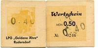 DDR 40 Pfg. Rudersdorf, -