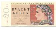 Tschechoslowakei, 20 Korun -