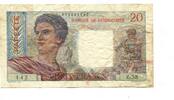 Tahiti, 20 Francs -