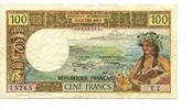 Tahiti, 100 Francs -