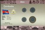 Kambodscha KMS ~ Kursmünzensatz ~ -