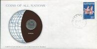 Surinam Numisbrief ~ Coin of all Nations ~ -