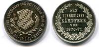 Ag.Medaille o.J.(1910/11) Bayern, Altstädten-Den Ruhmreichen Kämpfern 1870-71, Erstabschlag/PP min.berieben