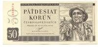 Tschechoslowakei, 50 Korun SPECIMEN, -