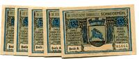 Posen 25 Pfg. 50 Pfg. 75 Pfg. 1 Mk. 1.50 Mk. Schneidemühl, -