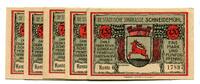 Posen 25 Pfg. 50 Pfg. 75 Pfg. 1 Mk. 1.50 Mk. Schneidemühl, -