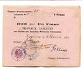 Deutsches Reich 1 Franc -