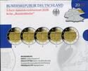 Deutschland 5 x 2 Euro ~ Schloss Sanssouci Potsdam - Brandenburg ~ -