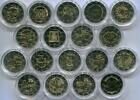 Malta 18 x 2 Euro ~ Lot Gedenkmünzen mit Münzzeichen ~ -
