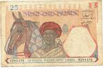 Französisch Äquatorialafrika, 25 Francs -