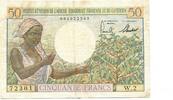 Französisch Äquatorialafrika, 50 Francs -