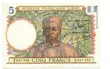 Französisch Äquatorialafrika, 5 Francs -