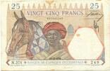 Französisch Westafrika, 25 Francs -