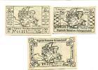 Pommern 25 Pfg. 50 Pfg. 1 Mk. Stettin, -