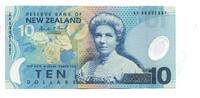 Neuseeland, 10 Dollars -