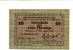 pol.Oberschlesien 10 Pfg. Chorzow, -