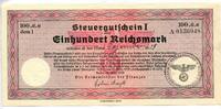 Deutschland, 100 Reichsmark Steuergutschein I -
