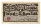 Deutschland, 500 Millionen Mark Danzig, -