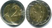 Luxemburg, 2 Euro 22 Euro ! ! -Doppelschlag-Dezentrierung, -