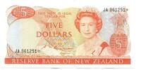 Neuseeland, 5 Dollars -