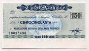 Italien 150 Lire ~ Il Credito Artigiano ~ -