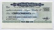 Italien 150 Lire ~ Il Credito Artigiano ~ -