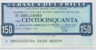Italien 150 Lire ~ La Banca del Friuli~ -